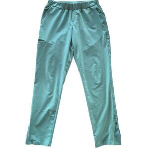 Barco One Womens Wellness Scrub Pants M Side Zippers Elastic Waistband Medical T